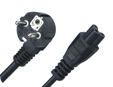 Korea Power Cords, KSC 8305 Plug To lEC 60320 C5 Laptop Connector Type E,F, 3 Poles Plug, KC Certified Korea Power Cords, KSC 8305 Plug To lEC 60320 C5 Laptop Connector Type E,F, 3 Poles Plug, KC Certified